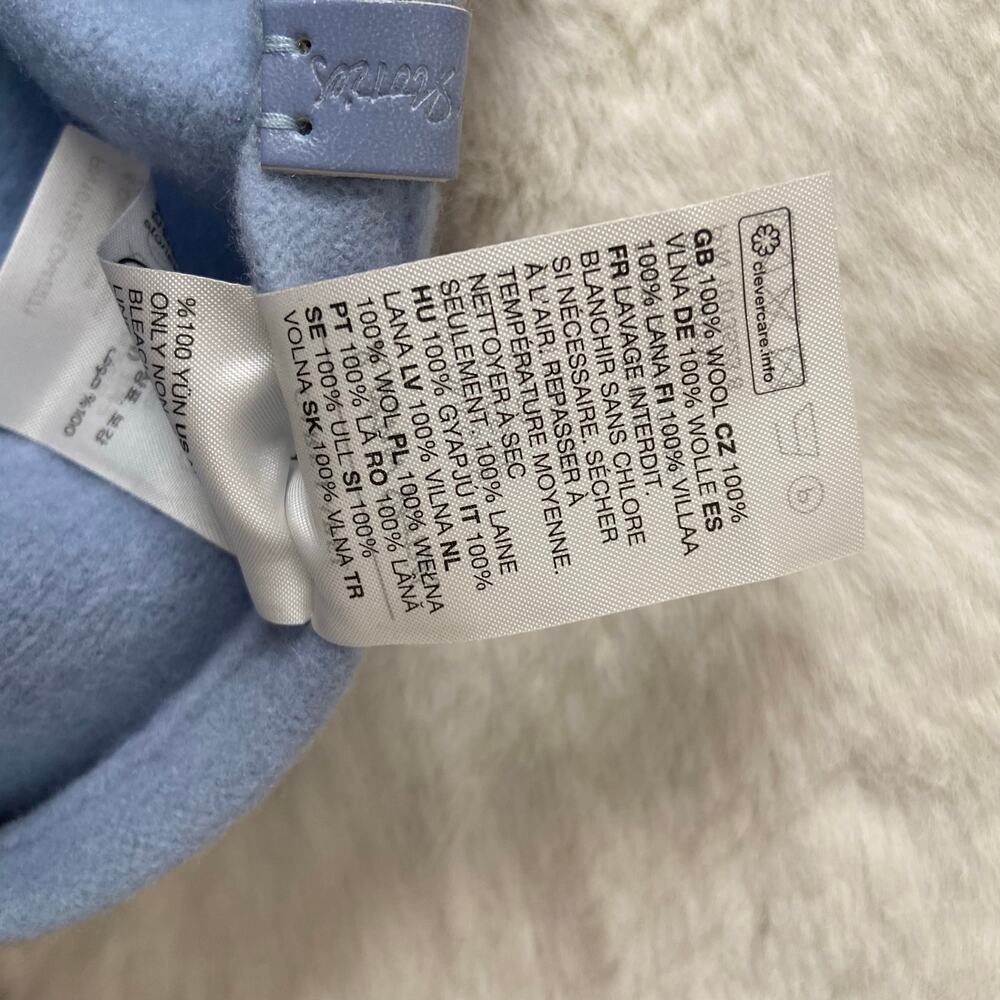 Anthropologie & Other Stories Light Blue Beret Hat - Picture 8 of 9